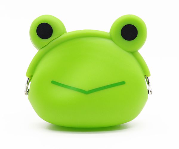 硅膠零錢袋，青蛙硅膠錢包，學生硅膠錢袋